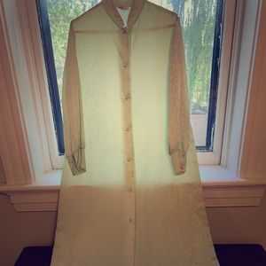 Vintage Mint Green House Coat